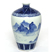 Porcelana - azul e branco - Vaso, forma mei com paisagem 124